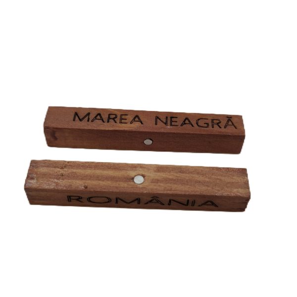 Magneți Suvenir România – Set 5 Decoratiuni din lemn -  Plaje România , Handmade - imagine 6
